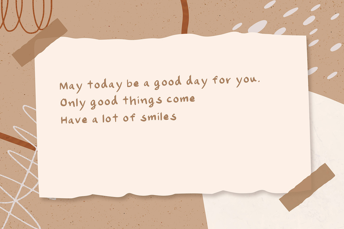 Tcha Fluffy Font, a Handwritten Font by tchastudio (Photo 6 of 6)