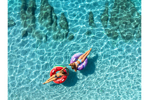 Aerial view of beautiful young women, a Nature Photo by den-belitsky