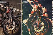 Retro Poster Photoshop Action, an Action Add-On by AB-TheDesigner (Thumbnail 2 of 4)