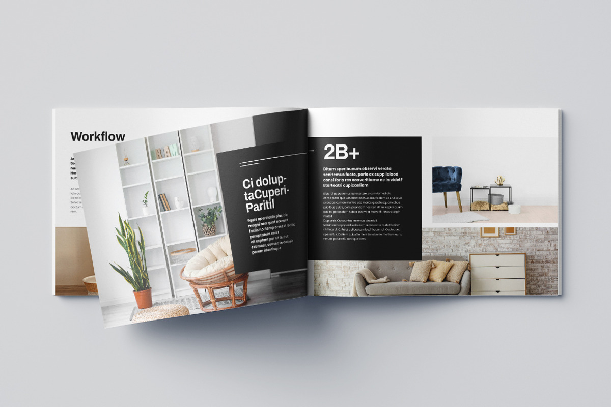 Design Portfolio Landscape Template, a Brochure Template by Pixelpick (Photo 6 of 9)