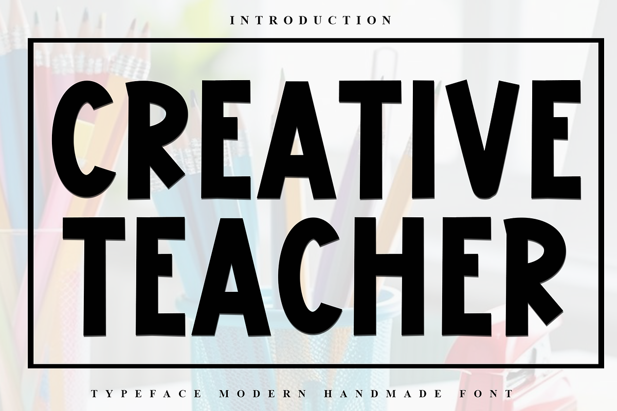 Creative Teacher, a Script Font by InermediaSTUDIO (Photo 1 of 7)