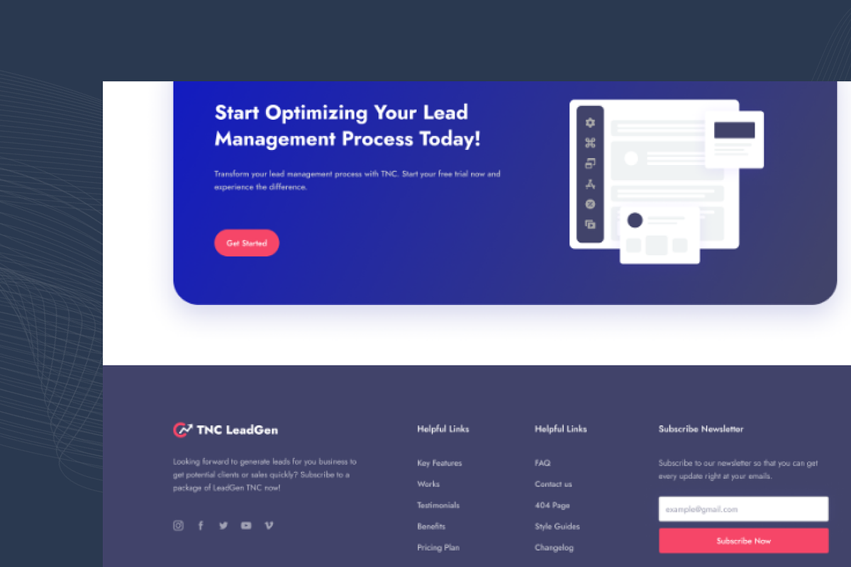 Leadgen - Saas Landing Page Template, a HTML Template by TNCFlow (Photo 2 of 5)