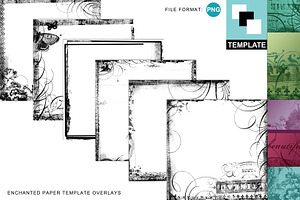 Enchanted Paper Template Overlays