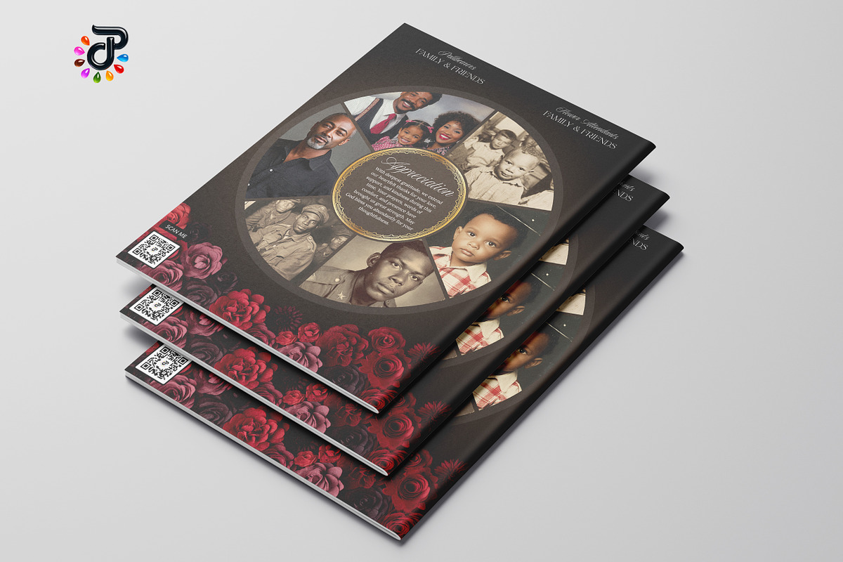 Elegant Canva Obituary Template, a Brochure Template by Protech Design ENT (Photo 8 of 9)