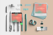 Marina Pens and Washi Pack, an Advertising Mockup by Custom Scene (Thumbnail 6 of 10)
