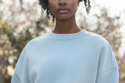 Girl in a light sweater outside, a Person Photo by Beautiful things