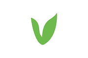 Letter V Leaf Logo Template, a Branding & Logo Template by Advateik ™ (Thumbnail 2 of 4)