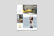 Interior Design Datasheet Template, a Flyer Template by StockLayouts (Thumbnail 3 of 5)