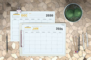 Monthly Planner Bundle 2026-2030, a Stationery Template by Design Zone (Thumbnail 5 of 8)