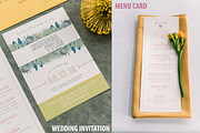 Spring Leaves Wedding Invitation, an Invitation Template by Cordial Punch Press (Thumbnail 2 of 4)