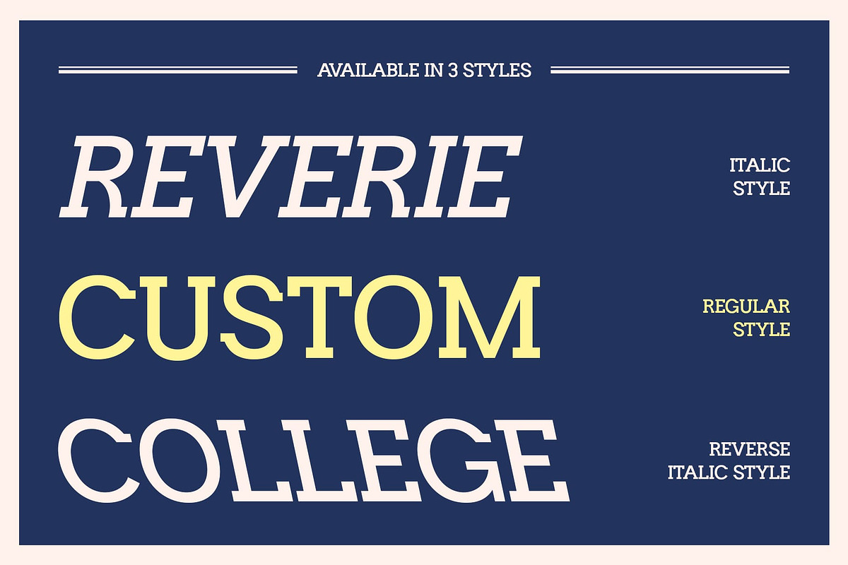 CS Radiate – Slab Serif Font, a Serif Font by Craft Supply Co. (Photo 2 of 8)