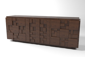 Lane Staccato Dresser 3d Model