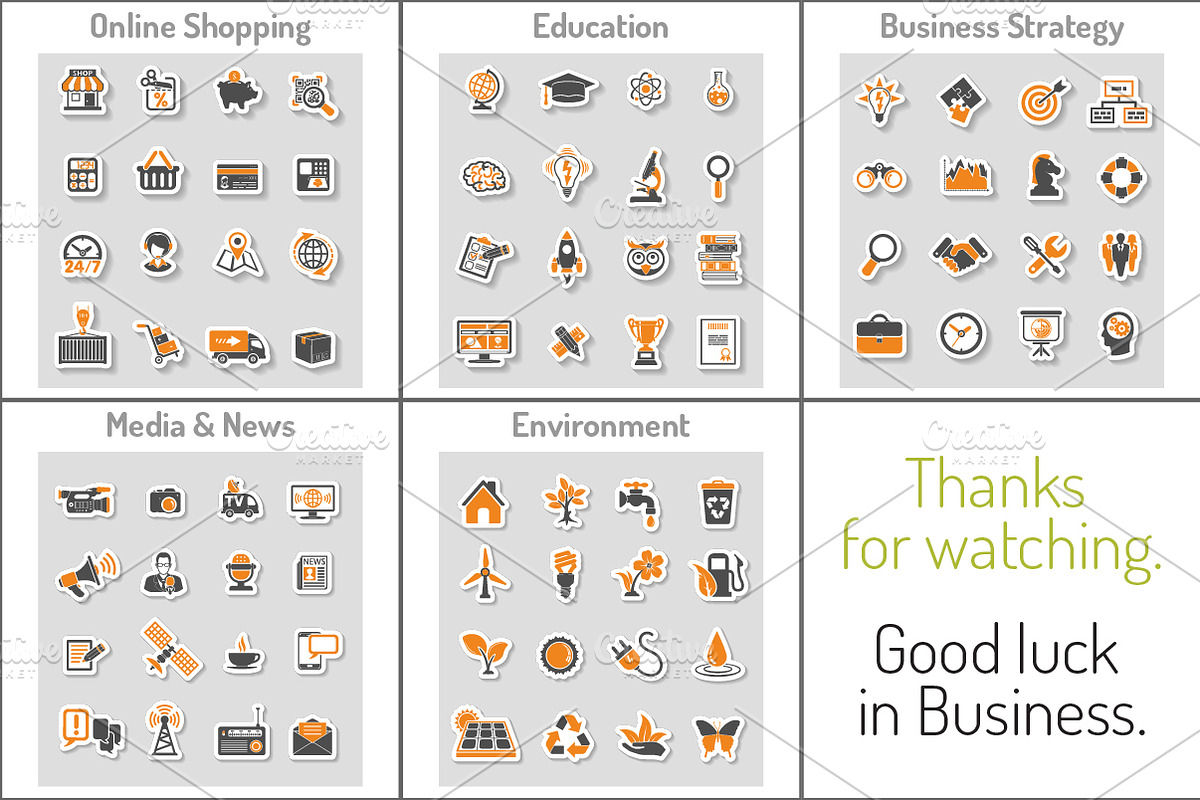 Big Set 160 Icons in 5 Themes, an Icon by TAlex (Photo 3 of 3)