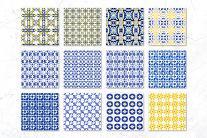 Portuguese Tiles Digital Papers