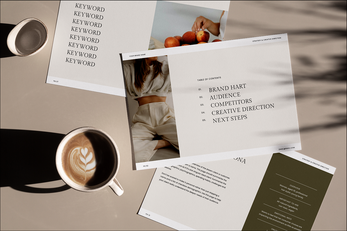 Branding Strategy Template + BONUS, a Presentation Template by Studio_Evergreen (Photo 5 of 12)