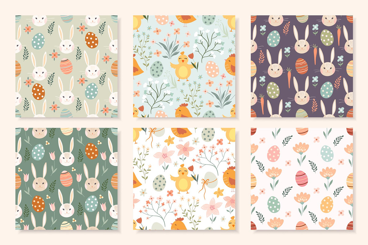 Happy Easter elements collection, a Graphic by Letto studio (Photo 4 of 10)