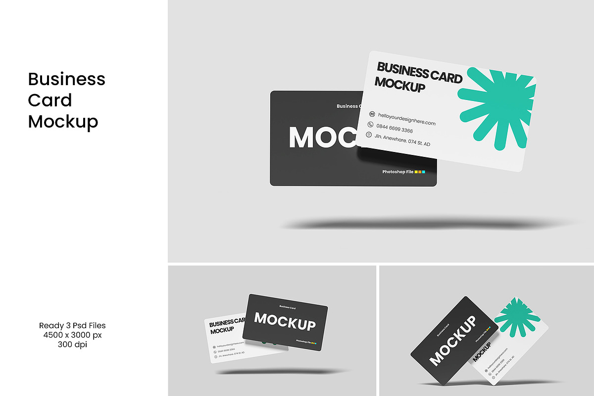 Business Card Mockup, an Advertising Mockup by Graphicbars (Photo 1 of 4)