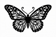 Flying Butterfly Vector Silhouette, an Illustration by Amazin_art (Thumbnail 12 of 21)