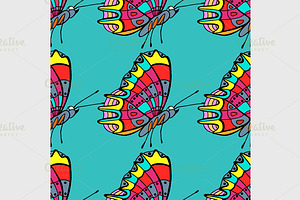 Butterfly Seamless Background