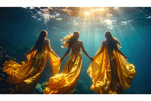 Surreal underwater fantasy with, a Nature Photo by Igor Tichonow
