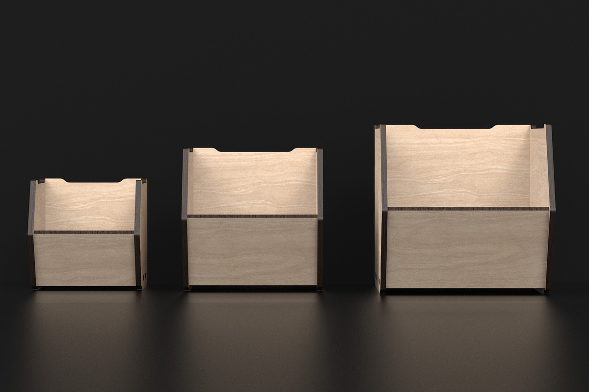 Desk Organizer Stackable Storage Box, an Object Graphic by ThemeXDigital (Photo 7 of 7)