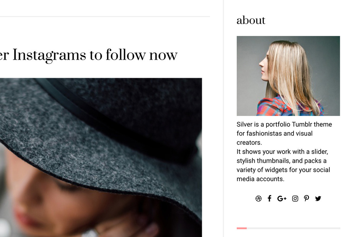 Silver Tumblr Theme, a Websites & App Template by Themelantic (Photo 4 of 5)