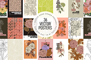 FLORA BOTANICA Vector Illustrations, an Object Graphic by angelainthefields (Thumbnail 8 of 13)