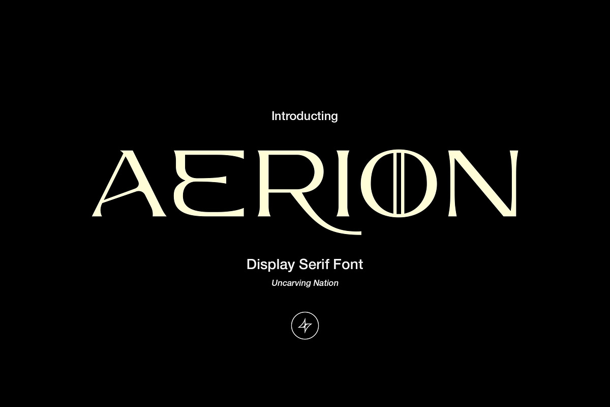 Aerion - Display Serif, a Serif Font by Uncarving (Photo 1 of 20)