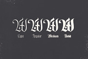 Rajjah Familia - Blackletter family, a Blackletter Font by creativemedialab (Thumbnail 4 of 10)