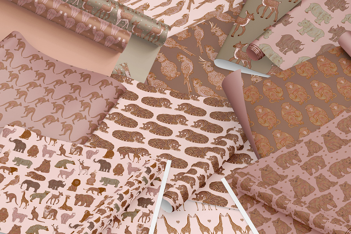 Brown zoo, a Pattern Graphic by Carpet Tapete Pretzel (Photo 4 of 14)
