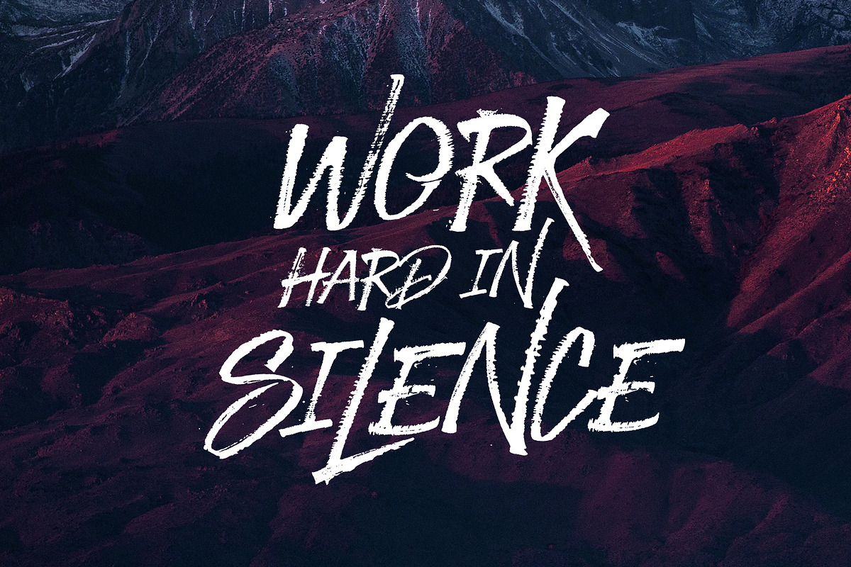 Trapstyle Font preview 4