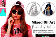 Oil Paint Effect Ps Action Bundle, an Action Add-On by Studio Retouch (Thumbnail 10 of 21)