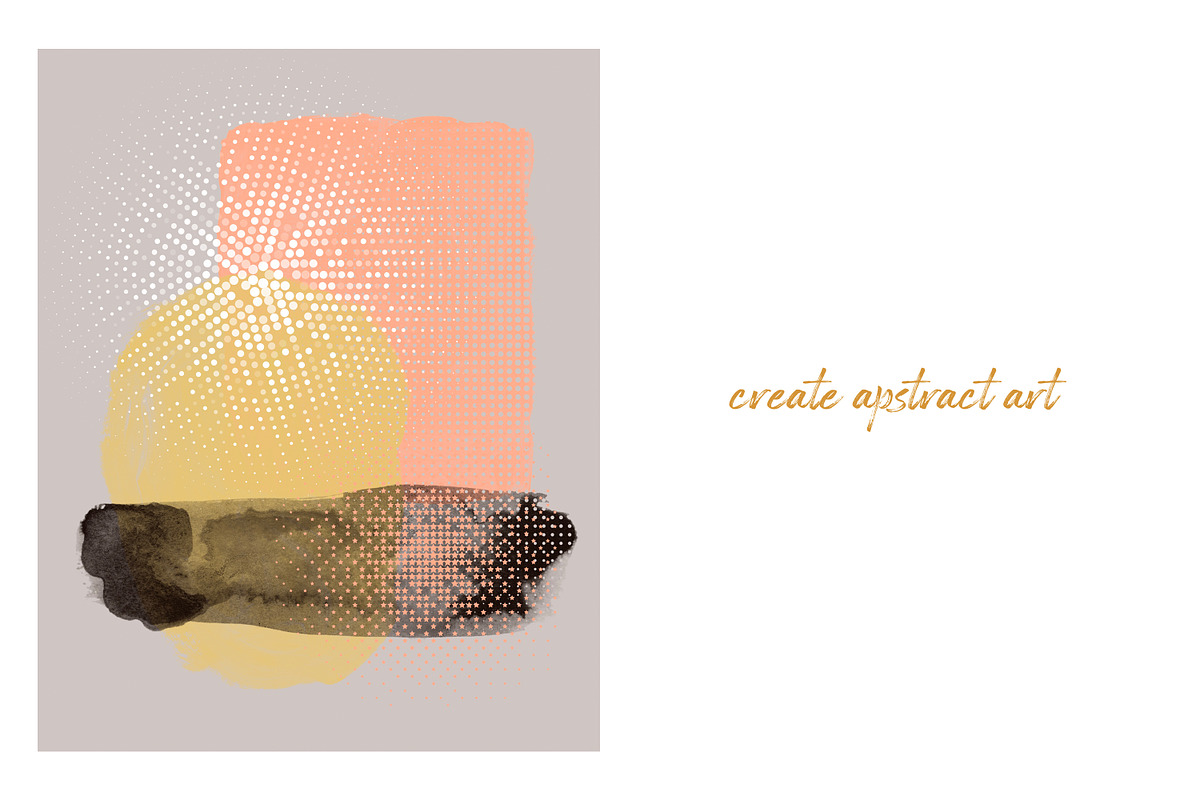 Radial halftone gradients for iPad, a Brush Add-On by Mona Ahmed (Photo 17 of 22)