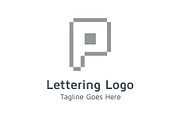 20 Logo Lettering P Template Bundle, a Branding & Logo Template by Acongraphic (Thumbnail 18 of 21)