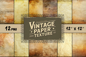 Vintage Paper Texture, a Pattern Graphic by Printable Treasure