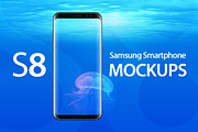 Galaxy S8 Mockups, an Android Mockup by ydlabs (Thumbnail 1 of 3)