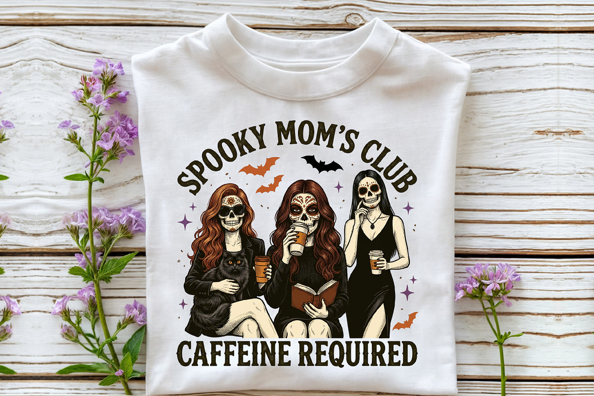 Spooky Skeleton,Coffee Love, a Work Illustration by Sublimation Artist (Photo 3 of 9)