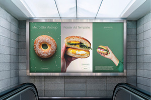 Metro Billboard Mockup, an Advertising Mockup by The Rose Project