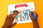 My Body Parts – Flashcards, an Object Graphic by Valin Malin (Thumbnail 5 of 7)