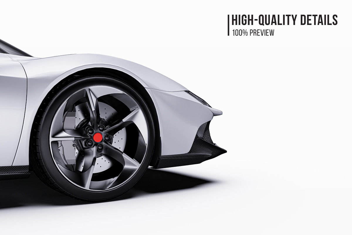 2026 Supercar Sport Convertible, an Advertising Mockup by Halal Graphic Studio (Photo 4 of 12)