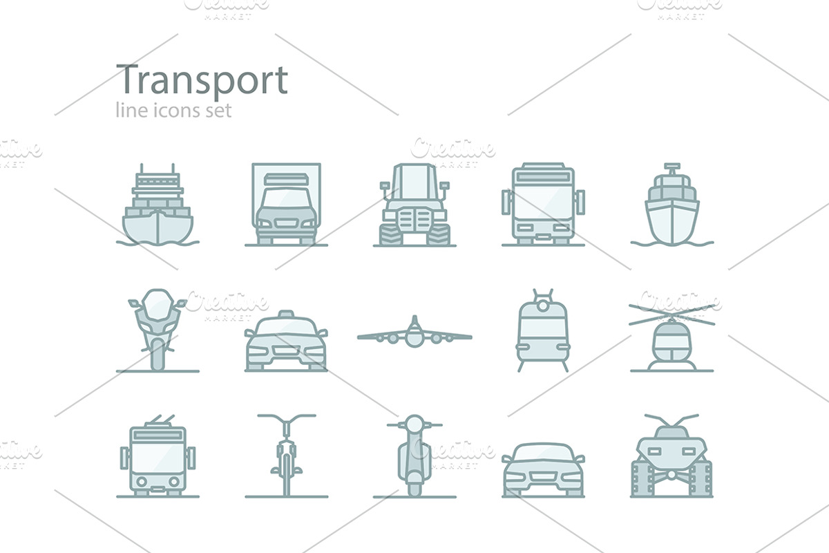 Transport, an Outline Icon by I-RO (Photo 2 of 3)