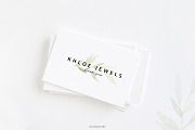 Premade Logos watercolor greenery, a Branding & Logo Template by Angele Kamp (Thumbnail 7 of 10)