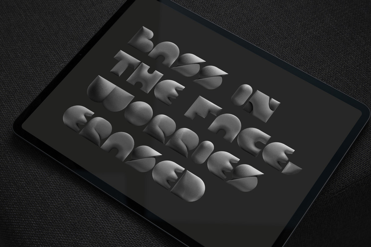 Aerochrome Font, a Sans Serif Font by Handmadefont (Photo 11 of 15)