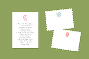 Ribbons Monogram Font, a Handwritten Font by Design by Laney (Thumbnail 8 of 13)