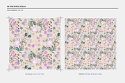 Romantic Bloom - Seamless Patterns, a Pattern Graphic by texvogue (Thumbnail 3 of 9)