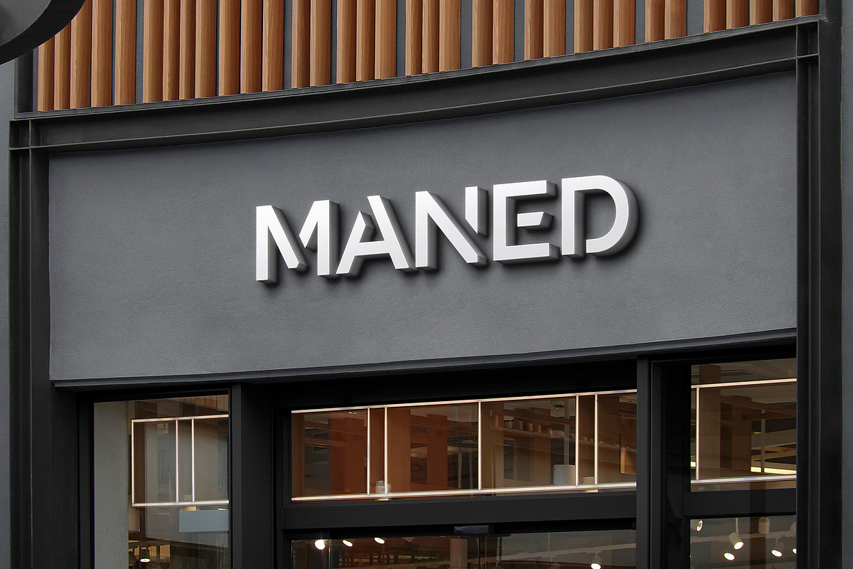 Logo Mockup 3D Sign Storefront, a Product Mockup by Asylab (Photo 1 of 5)