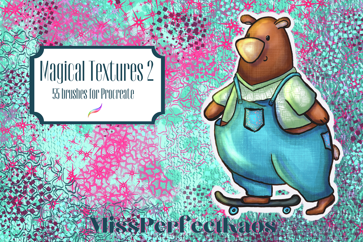 Magical Textures 2-Procreate brushes, a Brush Add-On by MissPerfectKaos (Photo 5 of 6)