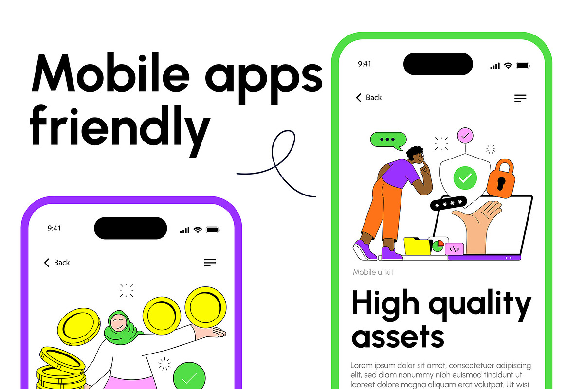 NEXUS - Premium Fintech Illustration, an Illustration by Creative Graphics (Photo 4 of 8)