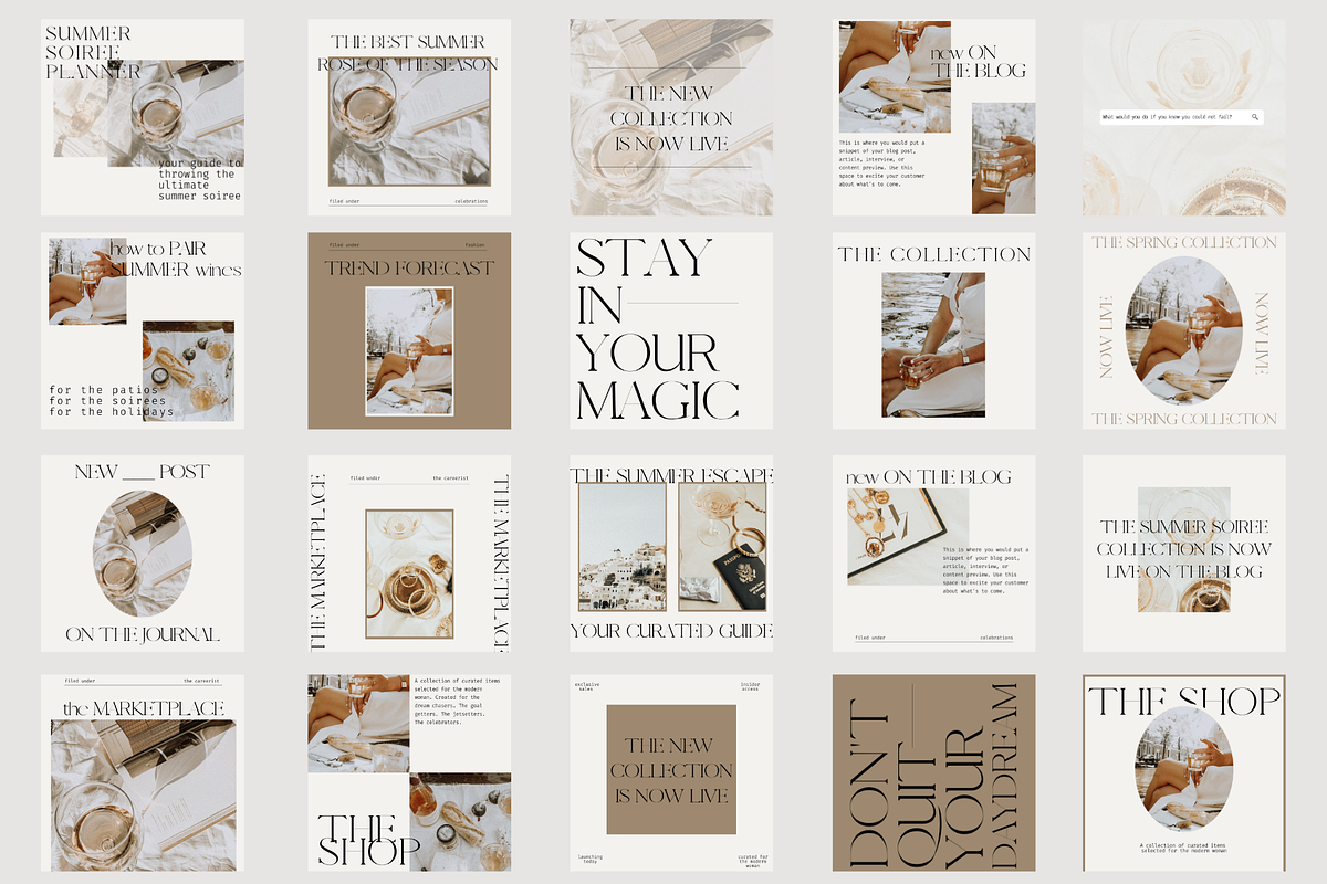 Whimsical Social Media Templates, a Device Mockup by Le Maison Bohem (Photo 9 of 11)