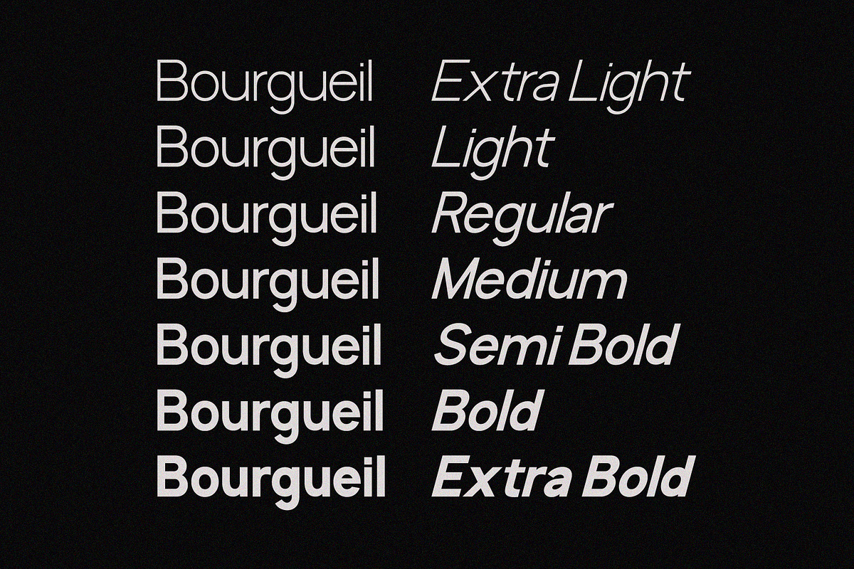 Bourgueil | Variable Sans Serif, a Sans Serif Font by Typoraith Co (Photo 2 of 14)